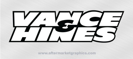 Vance and Hines Decals - Pair (2 pieces)